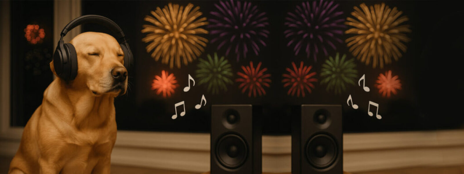 Preparing Your Dog for Bonfire Night with Music